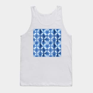 Shibori Itajime Indigo Tank Top